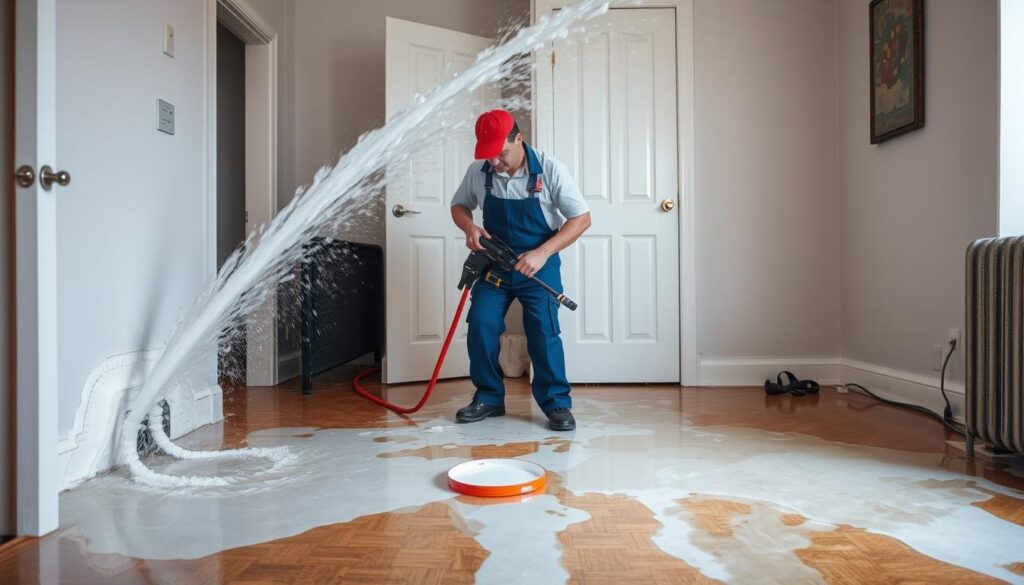 Pipe Bursts in Your NYC Apartment at Night