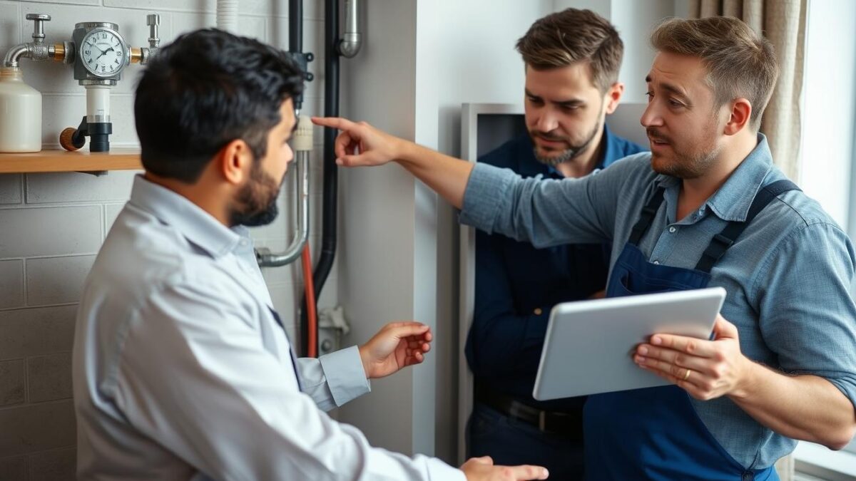 Our emergency plumbers explain the problem and solution clearly